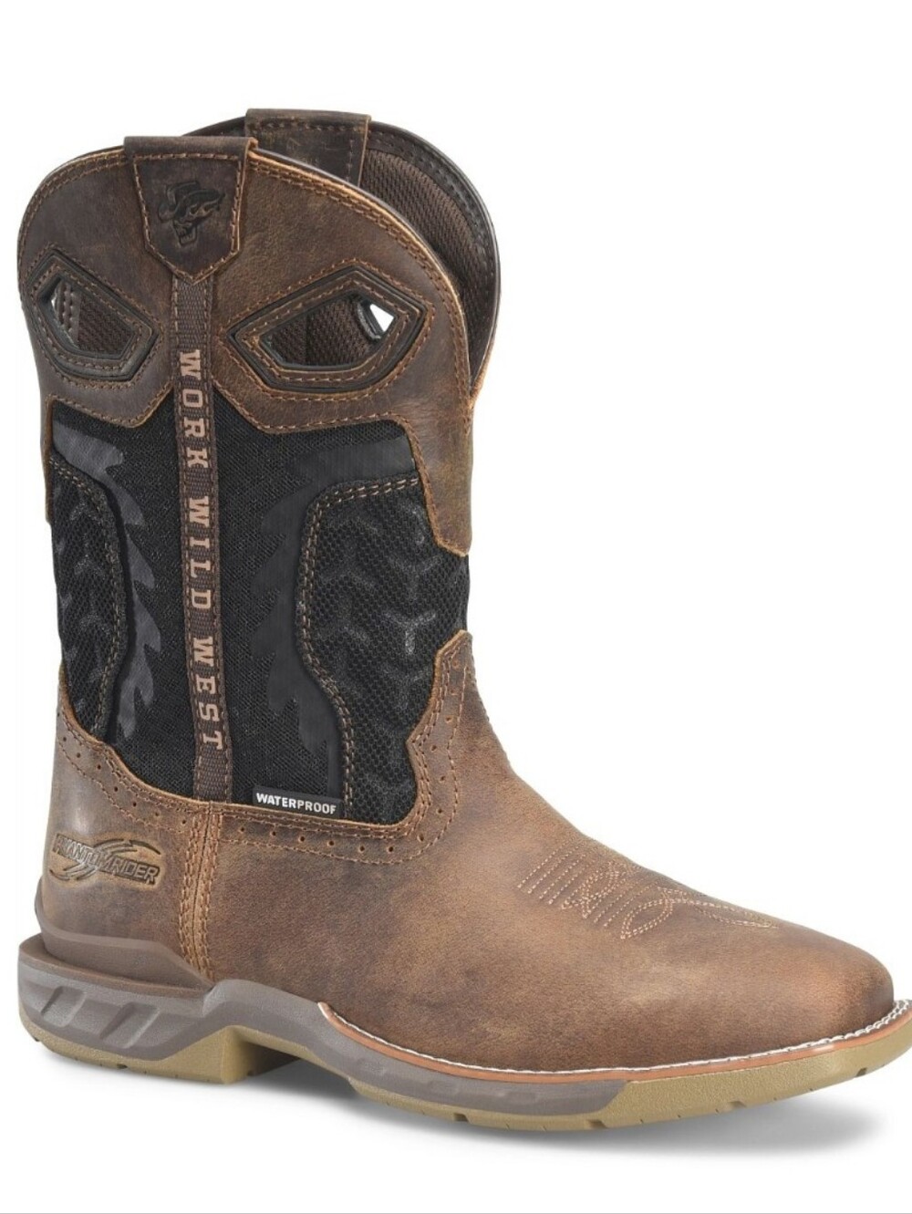 Double H Men's Zenon Phantom Rider Waterproof Roper Boots Size 9EE